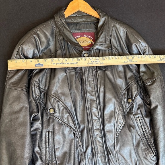 Black Leather Jacket for Men - Picture 8 of 9